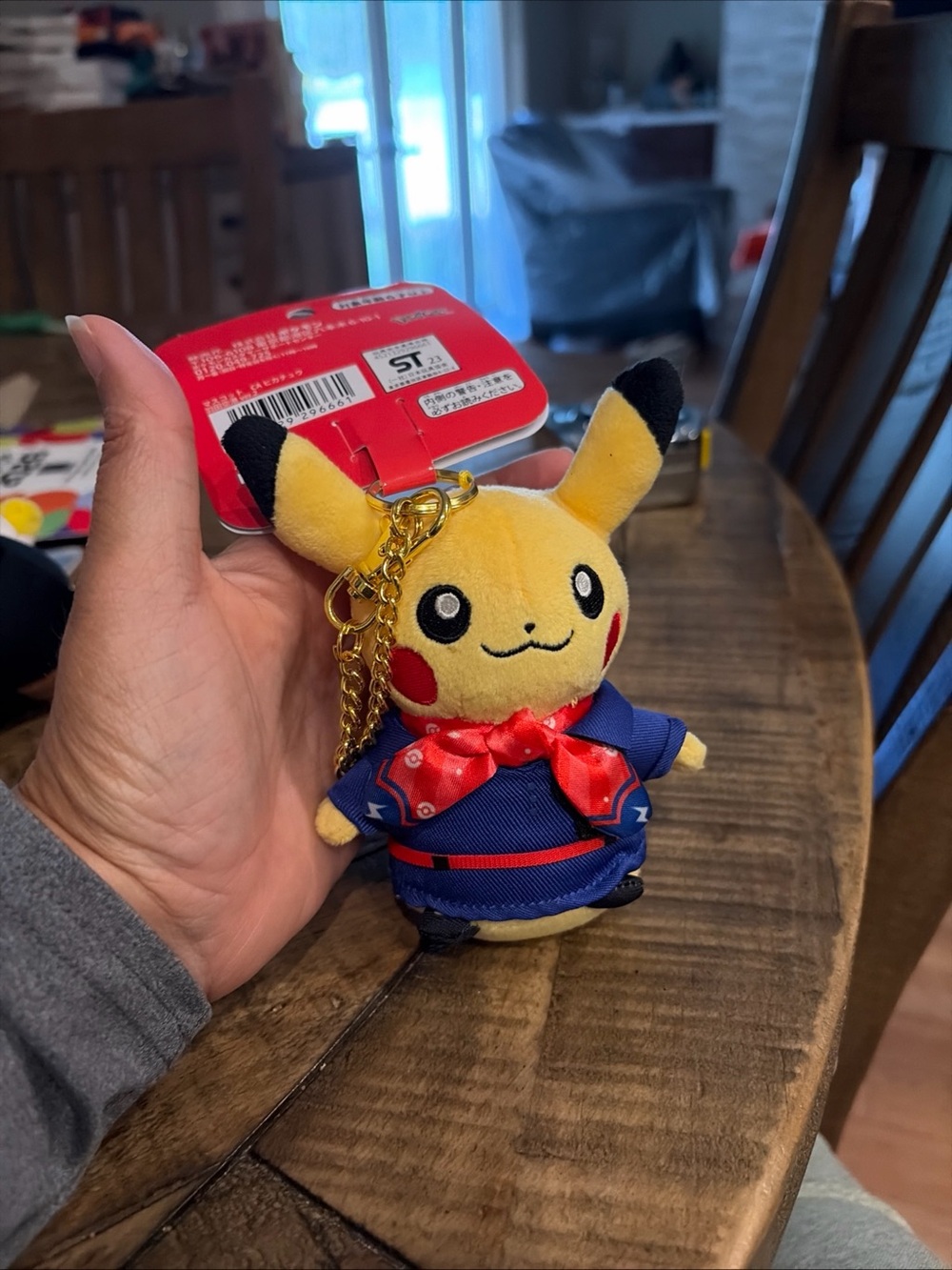 Pokemon Center Pikachu CA Flight Attendant Plush Keychain Haneda Airport HND NWT